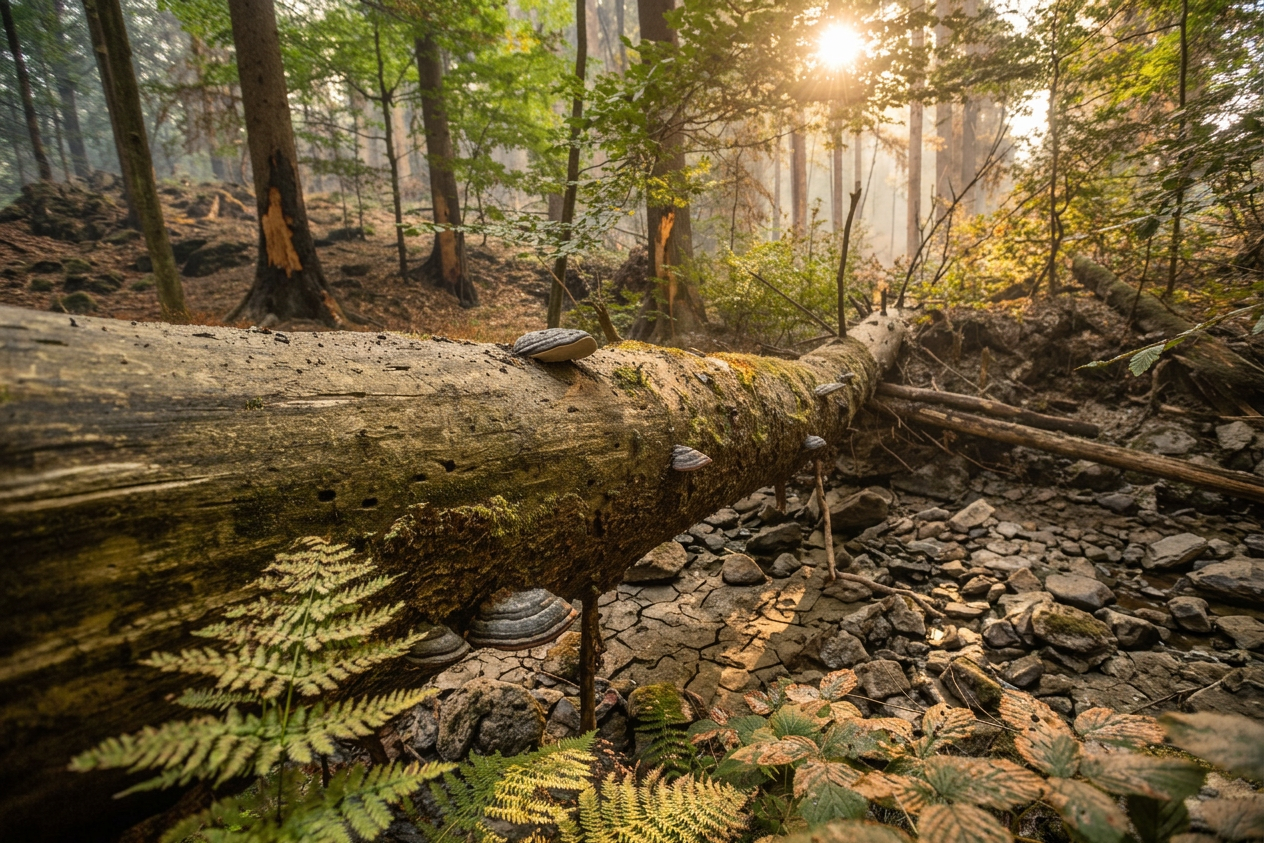 By 2050, this area faces hotter, drier conditions raising wildfire risk and 2.2 °C hotter summers — reshaping what this place looks like.