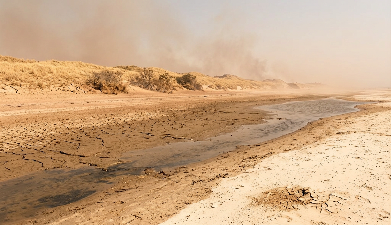 By 2050, this area faces hotter, drier conditions raising wildfire risk and 16% less rainfall — reshaping what this place looks like.